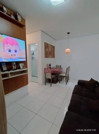 Imagem Apartamento com 3 dormitórios à venda, 73 m² por R$ 420.000,00 - Cocaia - Guarulhos/SP