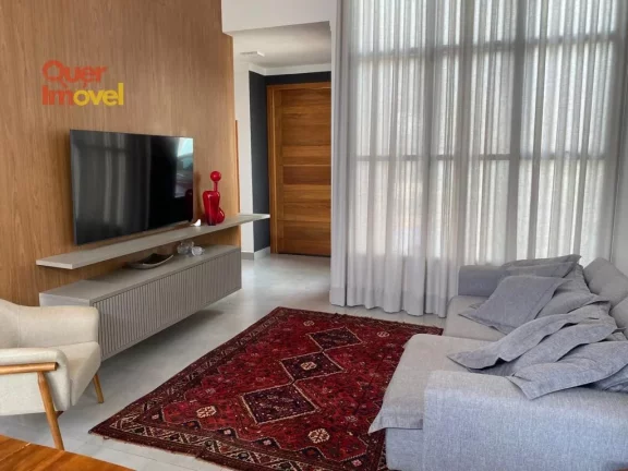 Imagem Conheça essa incrível casa em condomínio no Portal da Mata, Ribeirão Preto-SP: 3 quartos, 3 suítes, 2 salas, 5 banheiros, 4 vagas, 157m²!
