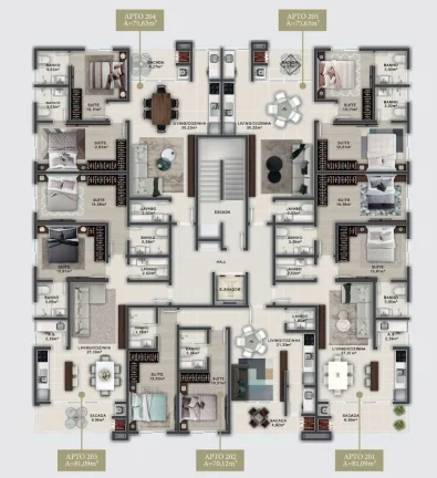 Imagem Ilha Galé - Apartamento à venda no bairro Canto Grande - Bombinhas/SC