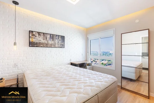 Imagem Apartamento Mobiliado à venda com 1 dormitório e 1 vaga na Vila Leopoldina - Portaria 24 hs, Edifício com Lazer e Gerador