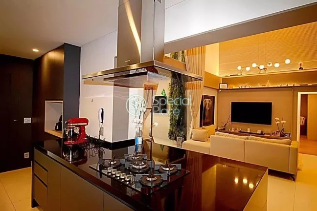 Imagem Excelente apartamento garden no Panamby - Área: 238m² - Living com pé direito duplo, varanda com ...