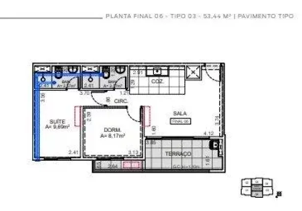Imagem Apartamento à venda em Osasco, Vila Yara, com 2 quartos, 53m2