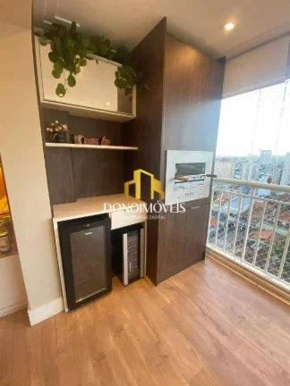 Imagem Apartamento decorado com 104m², 3 dormitórios (2 suítes), 2 vagas, móveis planejados inclusos! E...