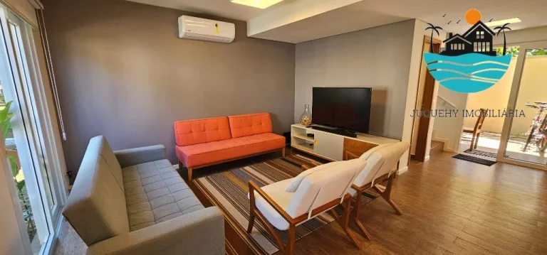 Imagem Casa a venda, aluguel anual em Juquehy, 3 suítes, piscina, churrasqueira, 2 vagas, 8 pessoas, 147m² de área construída | Juquehy Imobiliária
