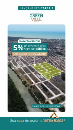 Imagem Lotes próximo a praia em PRADO - BA - COD 1002
