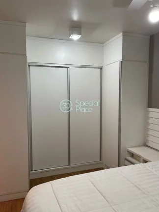 Imagem Apartamento com 73m²,02 dormitórios, 02 banheiros, 01 suíte, 01 vaga de garagem. Prédio com laze...