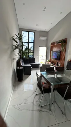 Imagem Imóvel de luxo em condomínio na cidade de Sorocaba-SP no Jardim Villagio Milano: 3 quartos, 3 suítes, 3 salas, 4 vagas, 220m².
