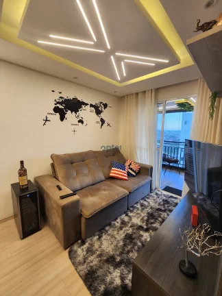 Imagem Apartamento de 2 dorms (suíte), 1 vaga com churrasqueira à carvão no condominio Exuberance Club