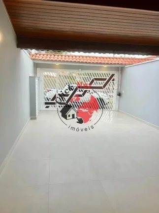 Imagem Lindo sobrado à venda localizado no Parque das Nações, Santo André com 3 suítes, 4 vagas, 210 m².