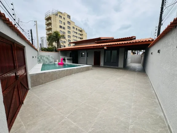 Imagem Casa para Venda em Mongaguá, Vila Atlantica, 3 dormitórios, 2 suítes, 2 banheiros, 4 vagas
