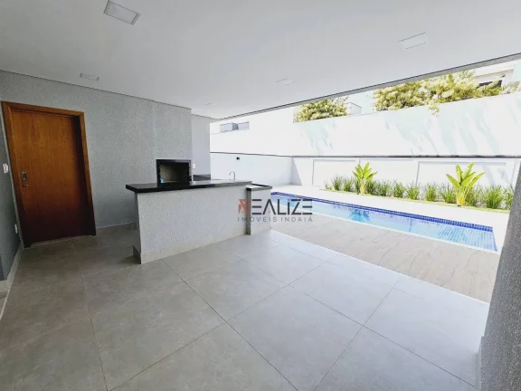 Imagem Sobrado/Casa com 3 suítes, sala de TV e escritório à venda, 280 m² por R$ 2.100.000 - Condomínio Alto de Itaici - Indaiatuba/SP