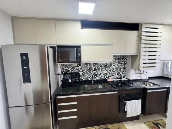 Imagem Apartamento para Venda em Praia Grande, Guilhermina, 2 dormitórios, 1 suíte, 1 banheiro, 1 vaga