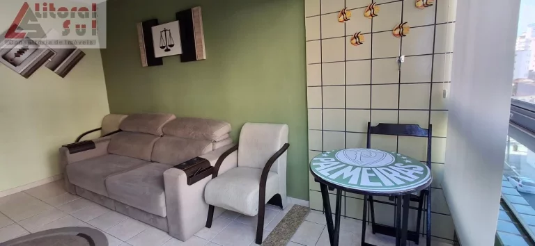 Imagem Oportunidade Imperdível: Apartamento à venda na Praia Grande-SP, no bairro Tupi, com 1 quarto, 1 sala, 1 banheiro, 1 vaga de garagem e 55m².