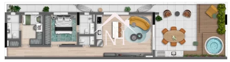 Imagem Apartamento em Moema de 135m c/2 suítes,coworking,delivery, bicicletário,fitness, piscina, solarium, espaço gourmet, terraço descoberto, brinquedoteca