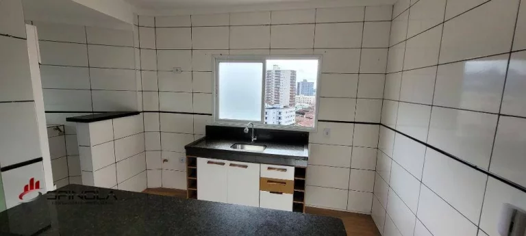 Imagem Apartamento com 1 dormitório à venda, 53 m² por R$ 340.000,00 - Vila Caiçara - Praia Grande/SP