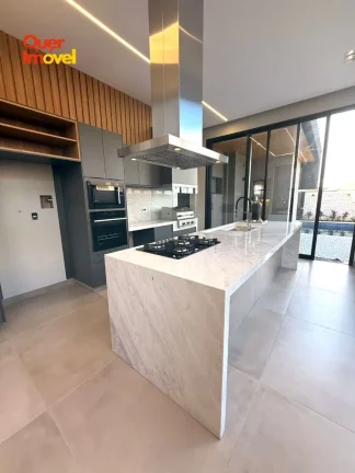 Imagem Residência de Luxo em Condomínio no Alphaville Ribeirão Preto-SP: 4 Quartos, 4 Suítes, 2 Salas, 4 Banheiros, 262,14m².