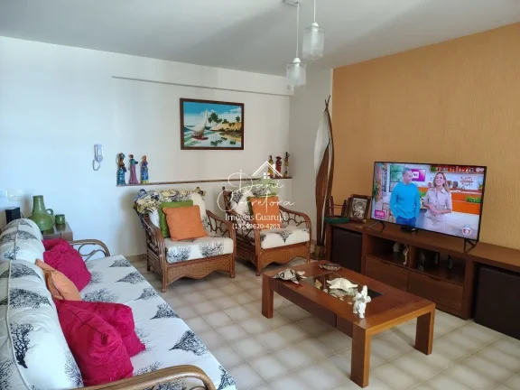 Imagem Imperdível apartamento à venda em Guarujá-SP, Pitangueiras: 3 quartos, 1 suíte, 2 salas, 3 banheiros, 105m². Venha conferir!