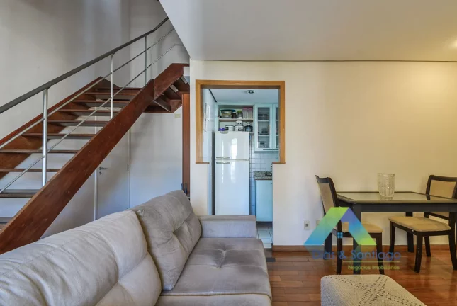 Imagem Lindo apartamento de alto padrão com 66m² em localização privilegiada na área nobre de Moema com 2 vagas de garagem.