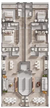 Imagem Estação Sun Beach - Apartamento à venda no bairro Mariscal - Bombinhas/SC