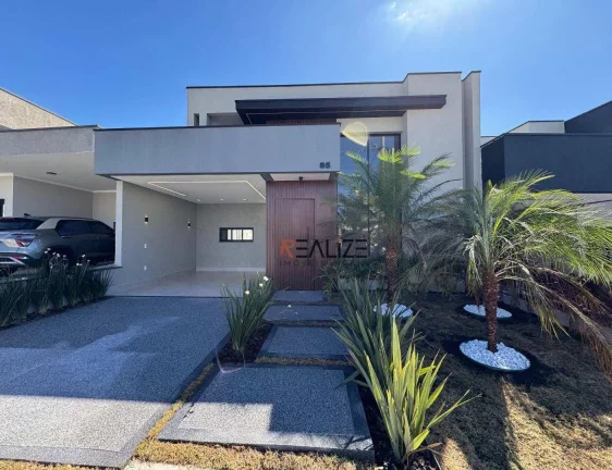 Imagem Casa nova completa de moveis planejados à venda, 143 m² por R$ 1.290.000 - Condomínio Mantova - Indaiatuba/SP