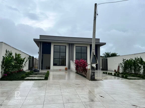 Imagem Casa nova com 3 Suítes, Pé Direito Alto, Cozinha Gourmet e Piscina Privativa no Condomínio Morada da Praia em Boraceia!