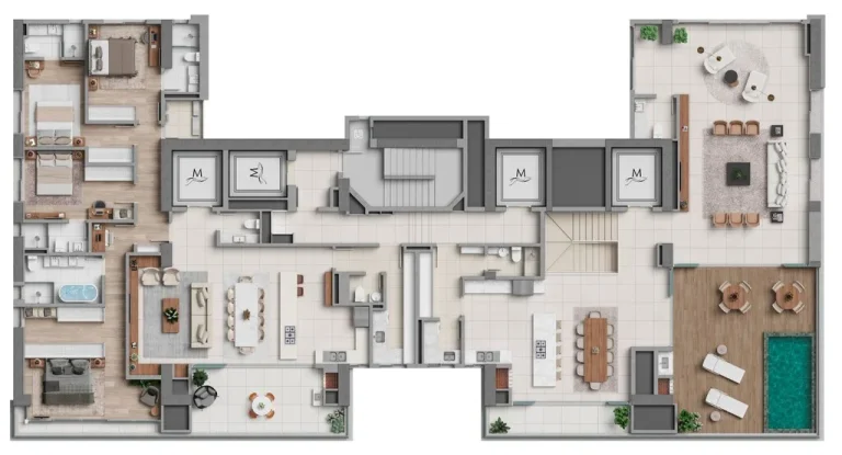 Imagem Apartamento 4 Dormitórios para venda em Balneário Camboriú - SC