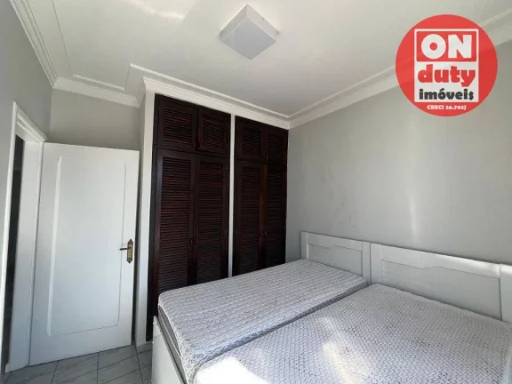 Imagem Apartamento com 2 dormitórios para alugar, 80 m² por R$ 3.800,00/mês - Boqueirão - Santos/SP