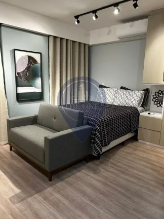 Imagem Studio de luxo à venda em Pinheiros, São Paulo-SP: 1 quarto, 2 salas, 1 banheiro, 28m² de pura elegância!