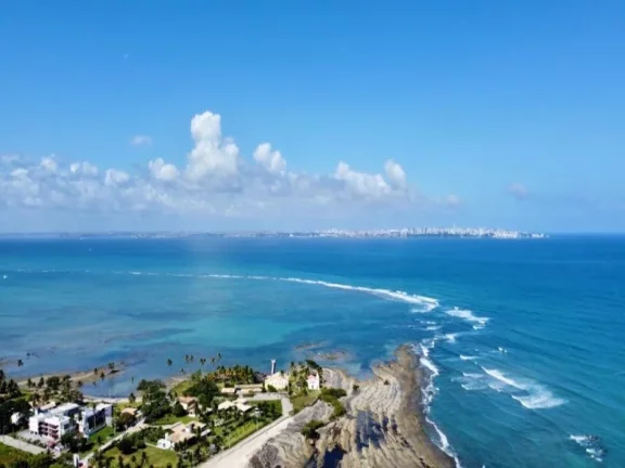 Imagem A 5ª Avenida Imóveis apresenta esse lindo apartamento totalmente decorado no Condominio Villa Azure, na paradisíaca praia da Penha - Ilha de Itaparica