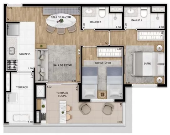 Imagem Apartamento em Vila Cruzeiro - São Paulo SP
