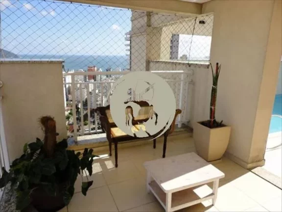 Imagem MARAVILHOSA COBERTURA DUPLEX COM VISTA PRO MAR A VENDA EM SANTOS. COBERTURADUPLEX EM PREDIO NOVO COM...