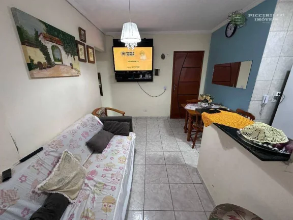Imagem Apartamento com 1 dormitório à venda, 40 m² por R$ 259.000,00 - Vila Assunção - Praia Grande/SP