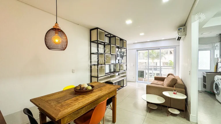 Imagem Apartamento mobiliado para alugar com 1 suíte e 1 vaga 49m² - R$5.172,00 pacote Alphaville - Barueri/SP