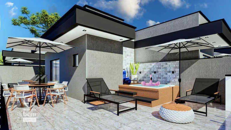 Imagem SOBRADO TRÍPLEX 170 m² DE ESQUINA com 3 quartos sendo 1 suíte, 2 vagas de garagem, terraço à venda por R$ 1.190.000,00 - Cajuru - Curitiba/PR