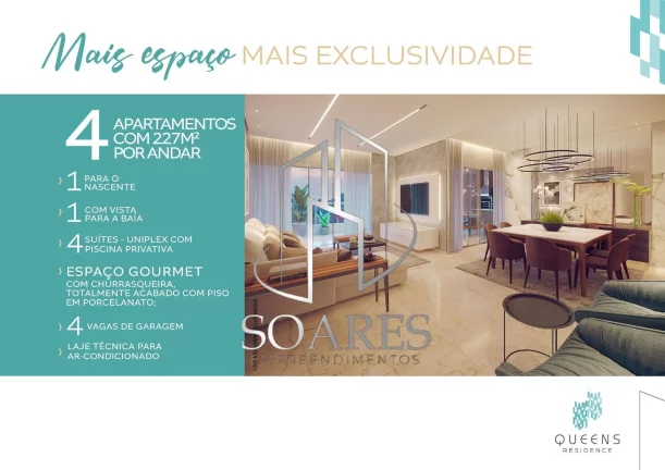 Imagem QUEENS RESIDENCE – Projeto Imponente e Localização Privilegiada