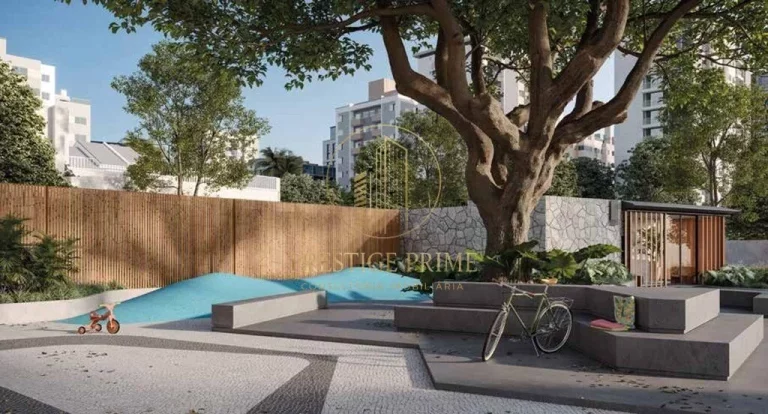 Imagem No coração da Gávea, em um terreno de mais de 25 km², que privilegia o encontro de um parque urb...