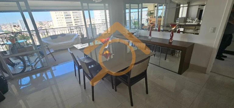 Imagem Apartamento de luxo no Condomínio Domínio Marajoara: 3 quartos, 3 suítes, 2 salas, 5 banheiros, 3 vagas, 190m² em SP. Venha conferir!