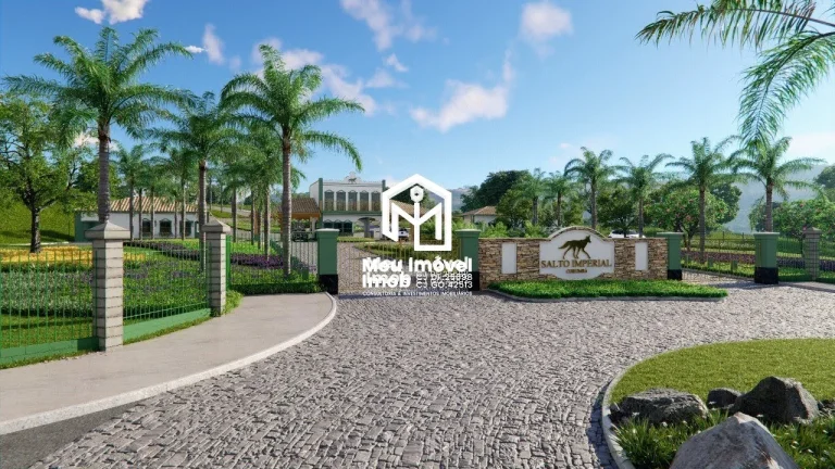 Imagem Cond Salto Imperial Rodovia BR-414 Lote 800m² Portaria 24 horas Lazer Completo