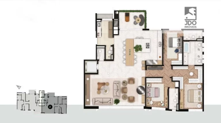 Imagem Apartamento a Venda no bairro Cabral - Curitiba, PR