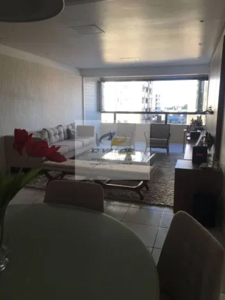 Imagem Vendo Apartamento com 125m², 3 quartos s/ 1 suíte, sala ampla integrada com a varanda e 2 vagas