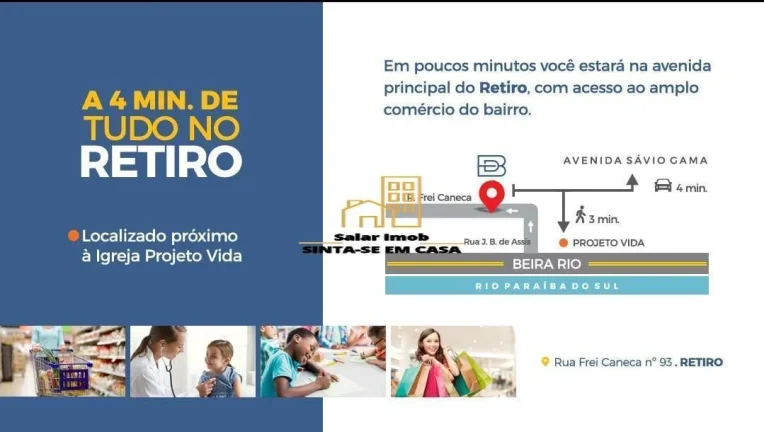 Imagem Apartamento 02 Quartos| Dom Benedicto| Retiro| Volta Redonda RJ