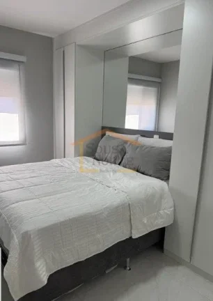 Imagem Apartamento de 63 m², com 2 dormitórios, sendo 1 suíte, 2 banheiros, sala ampla integrada à cozi...