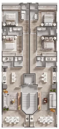 Imagem Estação Sun Beach - Apartamento à venda no bairro Mariscal - Bombinhas/SC