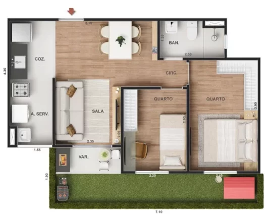 Imagem Vitale Sky - Apartamento à venda no bairro Irajá - Rio de Janeiro/RJ