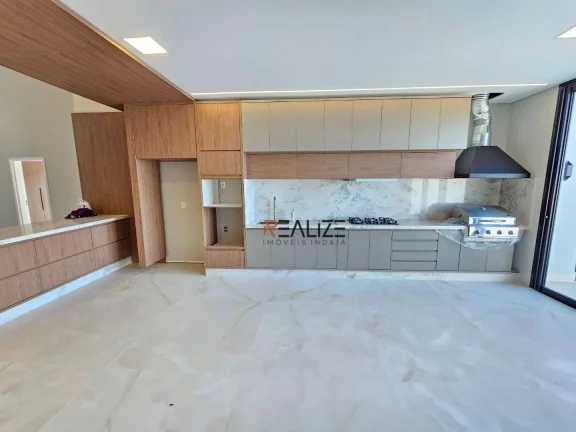 Imagem Casa alto patrão com 3 suítes à venda, 210 m² por R$ 2.250.000 - Condomínio Villa Sapezal - Indaiatuba/SP