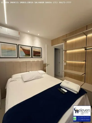 Imagem BEACH CLASS SALVADOR - SEU LUXO E LAZER À BEIRA-MAR EM ONDINA 2/4  60 M VISTA AVENIDA  COM INFRA E UMA VAGA