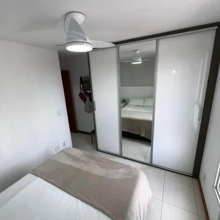 Imagem Excelente apartamento de 2 quartos com lazer completo - Sol da manhã e andar alto na praia de Itaparica.