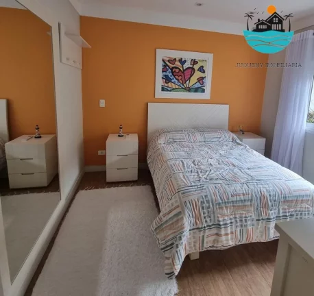 Imagem Aluguel de Casa em Juquehy para Temporada com, 4 dormitórios, 2 suítes, 60m da praia - Acomodação máx. 8 pessoas | Juquehy Imobiliária