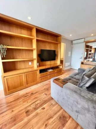 Imagem Apartamento à Venda no Campo Belo, SP | 47m², 1 Dorm, Mobiliado