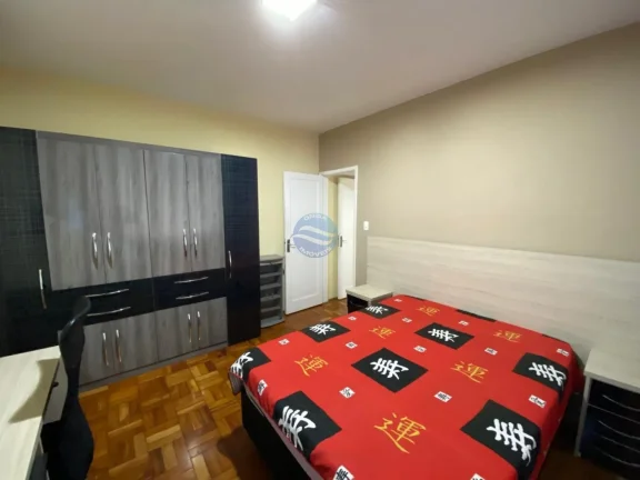 Imagem Apartamento a venda em Santos no Gonzaga quadra da praia.